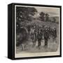 The Military Manoeuvres in Sussex-null-Framed Stretched Canvas