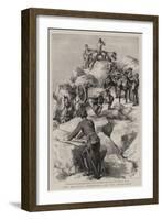 The Military Manoeuvres on the Continent-Godefroy Durand-Framed Giclee Print