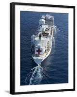 The Military Sealift Command Hospital Ship USNS Comfort-Stocktrek Images-Framed Photographic Print