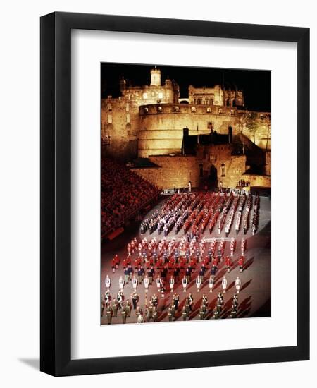 The Military Tattoo, Edinburgh, Lothian, Scotland, United Kingdom-Adam Woolfitt-Framed Photographic Print