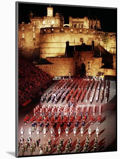 The Military Tattoo, Edinburgh, Lothian, Scotland, United Kingdom-Adam Woolfitt-Mounted Photographic Print