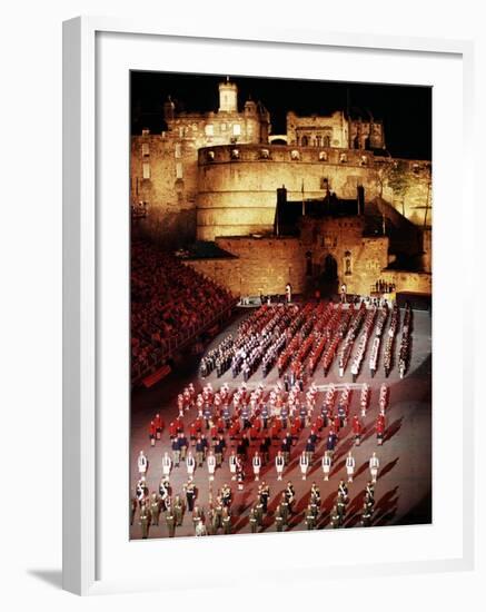 The Military Tattoo, Edinburgh, Lothian, Scotland, United Kingdom-Adam Woolfitt-Framed Photographic Print