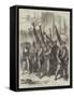 The Military Triumph at Berlin, Captured French Eagles Passing under the Brandenburg Gate-null-Framed Stretched Canvas