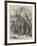 The Military Triumph at Berlin, Captured French Eagles Passing under the Brandenburg Gate-null-Framed Giclee Print