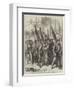 The Military Triumph at Berlin, Captured French Eagles Passing under the Brandenburg Gate-null-Framed Giclee Print