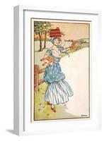 The Milk Maid's Morning-null-Framed Art Print