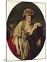 The Milkmaid, 18th century, (1938)-Jean-Baptiste Greuze-Mounted Premium Giclee Print