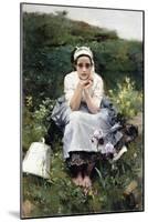 The Milkmaid, C.1890-Joaquín Sorolla y Bastida-Mounted Giclee Print