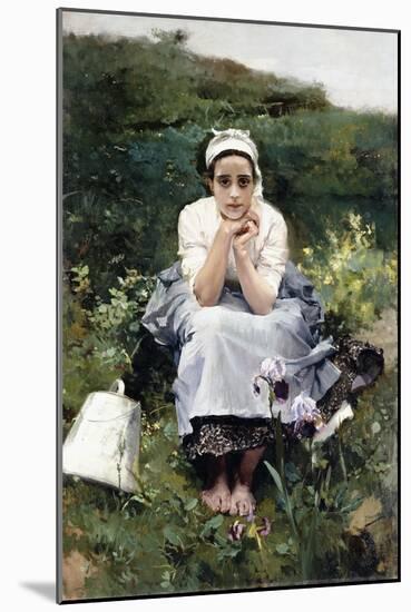 The Milkmaid, C.1890-Joaquín Sorolla y Bastida-Mounted Giclee Print