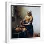 The Milkmaid, C1658-Johannes Vermeer-Framed Premium Giclee Print