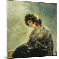 The Milkmaid of Bordeaux, about 1825-27-Francisco de Goya-Mounted Giclee Print