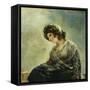 The Milkmaid of Bordeaux, about 1825-27-Francisco de Goya-Framed Stretched Canvas