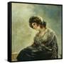 The Milkmaid of Bordeaux, about 1825-27-Francisco de Goya-Framed Stretched Canvas