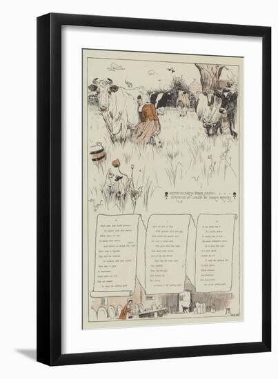 The Milkmaid's Life-Cecil Aldin-Framed Giclee Print