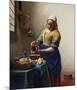 The Milkmaid-Johannes Vermeer-Mounted Art Print