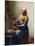 The Milkmaid-Johannes Vermeer-Mounted Art Print