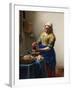 The Milkmaid-Johannes Vermeer-Framed Art Print