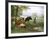 The Milkmaid-Julien Dupre-Framed Giclee Print