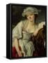 The Milkmaid-Jean-Baptiste Greuze-Framed Stretched Canvas