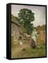 The Milkmaid-Henry John Yeend King-Framed Stretched Canvas