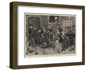 The Milkmaids' May-Day in the Olden Time-Sir James Dromgole Linton-Framed Giclee Print