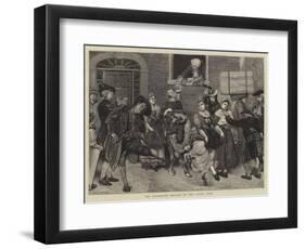 The Milkmaids' May-Day in the Olden Time-Sir James Dromgole Linton-Framed Giclee Print