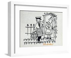 The Milkman-Brenda Brin Booker-Framed Giclee Print