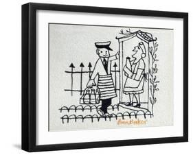 The Milkman-Brenda Brin Booker-Framed Giclee Print