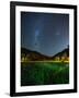 The Milky Way Above a Football Goal Post at Night in Ubatuba-Alex Saberi-Framed Photographic Print