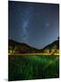 The Milky Way Above a Football Goal Post at Night in Ubatuba-Alex Saberi-Mounted Photographic Print