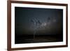 The Milky Way Above a Tree at Night Namib-Naukluft National Park-Alex Saberi-Framed Photographic Print
