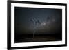 The Milky Way Above a Tree at Night Namib-Naukluft National Park-Alex Saberi-Framed Photographic Print