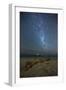 The Milky Way Above Itamambuca Beach at Night and Ship Lights on the Horizon-Alex Saberi-Framed Photographic Print