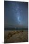 The Milky Way Above Itamambuca Beach at Night and Ship Lights on the Horizon-Alex Saberi-Mounted Photographic Print