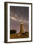 The Milky Way at night at the Vlamingh Head Lighthouse, Exmouth, Western Australia, Australia-Michael Nolan-Framed Photographic Print