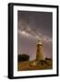 The Milky Way at night at the Vlamingh Head Lighthouse, Exmouth, Western Australia, Australia-Michael Nolan-Framed Photographic Print