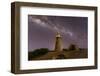 The Milky Way at night at the Vlamingh Head Lighthouse, Exmouth, Western Australia, Australia-Michael Nolan-Framed Photographic Print