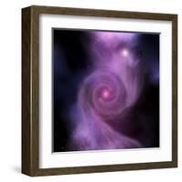 The Milky Way Galaxy and Andromeda Galaxy Will Collide into One Super Galaxy-Stocktrek Images-Framed Art Print