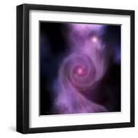 The Milky Way Galaxy and Andromeda Galaxy Will Collide into One Super Galaxy-Stocktrek Images-Framed Art Print