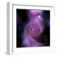 The Milky Way Galaxy and Andromeda Galaxy Will Collide into One Super Galaxy-Stocktrek Images-Framed Art Print