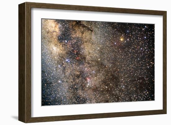 The Milky Way In the Constellation of Scorpius-John Sanford-Framed Photographic Print