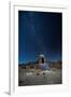 The Milky Way in the Night Sky Above a Grave Marker Sajama National Park-Alex Saberi-Framed Photographic Print