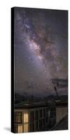 The Milky Way over a Small Vilage in Tibet, China-Stocktrek Images-Stretched Canvas