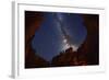 The Milky Way over Bryce Canyon.-Jon Hicks-Framed Photographic Print