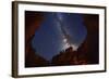 The Milky Way over Bryce Canyon.-Jon Hicks-Framed Photographic Print