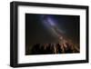 The Milky Way over Rose Valley, Los Padres National Forest, California, USA.-Russ Bishop-Framed Photographic Print