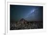 The Milky Way over the Boulders of the Namib-Naukluft National Park-Alex Saberi-Framed Photographic Print