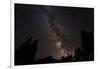 The Milky Way over the Palisades, John Muir Wilderness, Sierra Nevada Mountains, California, Usa-Russ Bishop-Framed Premium Photographic Print