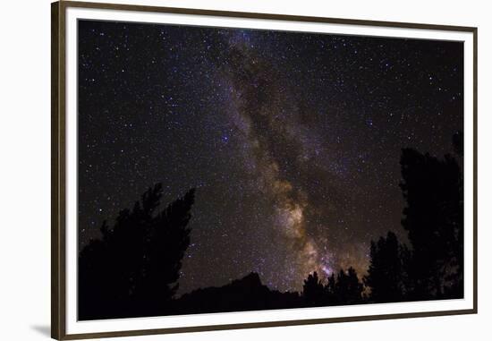 The Milky Way over the Palisades, John Muir Wilderness, Sierra Nevada Mountains, California, Usa-Russ Bishop-Framed Premium Photographic Print