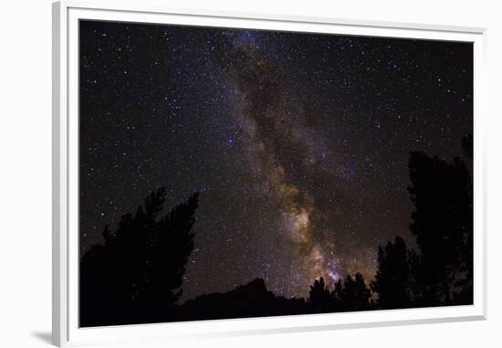 The Milky Way over the Palisades, John Muir Wilderness, Sierra Nevada Mountains, California, Usa-Russ Bishop-Framed Premium Photographic Print